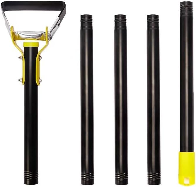 Hoe Garden Tool, Scuffle Garden Hoe with Long Handle, Adjustable Hula Hoe for Easy Weeding (75 Inch)