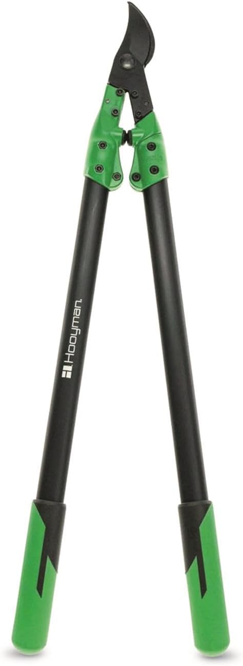 Hooyman Forged Loppers and Ratchet Pruner with Heavy Duty Steel Construction, Ergonomic No-Slip H-Grip Handles, and Blade Lock for Gardening, Land Management, Yard Work, Trimming, Pruning, and Outdoor
