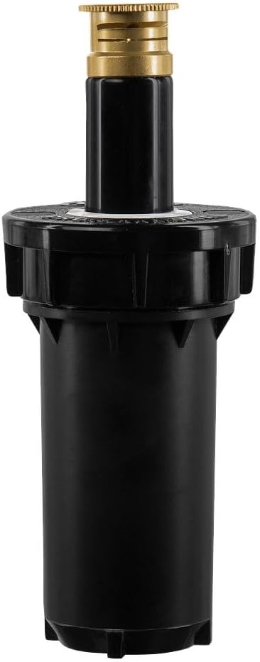 Orbit 80324 Professional Pressure-Regulating Pop-Up Spray Head Sprinkler with Brass Nozzle, 2" Half Spray