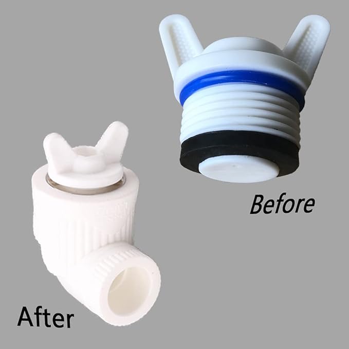 3/4” PT Pipe Plug Caps and Plugs Male Pipe Threaded Plug End Cap Garden Irrigation Tubing Stopper for RV City Irrigating Water Supply Lines (1" ID)