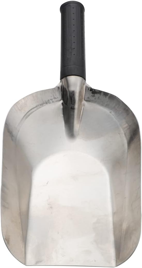 Soil Scoop Stainless Steel Transplanter Trowel Bend Proof Garden Tools Loose Multi Function Shovel Coal Shovel with Comfort Soft Non Slip Handle Garden Gift for Fertilizer, Transplanting, Digging