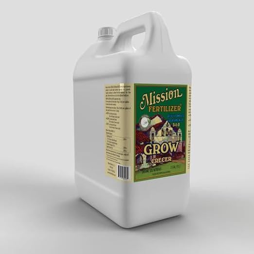 Grow 3-1-2 Organic Liquid Fertilizer, Vegitative, Fish Based, Safe, Organic, All Purpose, Nutrient, Plant Safe (2.5 Gallon)