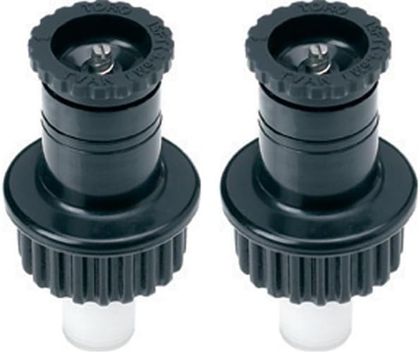 Toro 53731 Shrub Spray with Adjustable Nozzle Sprinkler, 0-360-Degree,15-Feet,Blacks (Pack of 2)