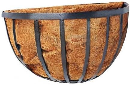 Arcadia Garden Products 1528 Solstice Series Wall Manger Planter, 20 inches, 20"