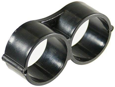 Irrigation Fittings Kit for 1/2" Tubing 20 PIECE SET - 5 Tees, 5 Couplings, 5 Elbows, 5 End Cap Figure 8 Plugs - Barbed Connectors (For Rain Bird 16mm .520 ID and Compatible Drip or Sprinkler Systems)