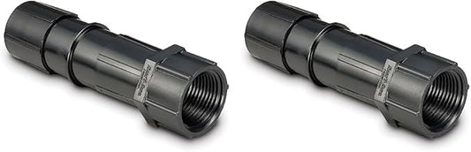 Rain Bird EFP075FS Drip Irrigation Coupling Adapter, 3/4" Female Pipe Thread x 1/2" Easy Fit Universal Fitting, Fits All 1/2" and 5/8" Tubing (Pack of 2)