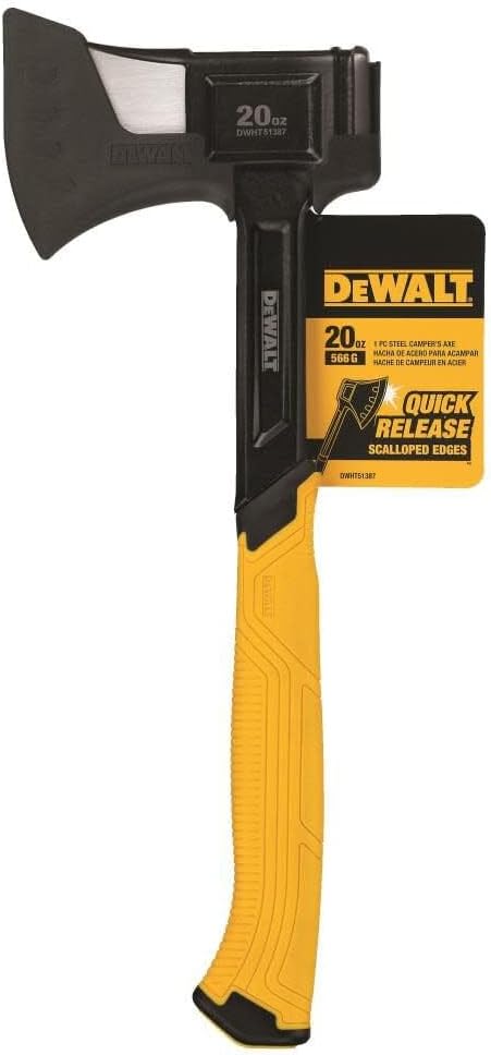 Dewalt 20 Oz. 1Pc. Steel Camper's Axe