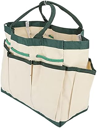 Fdit Garden Tote Bag, Single?Layer Garden Tote Bag Gardening Pruning Tool Storage Oxford Cloth Bag Heavy Duty Tool Storage