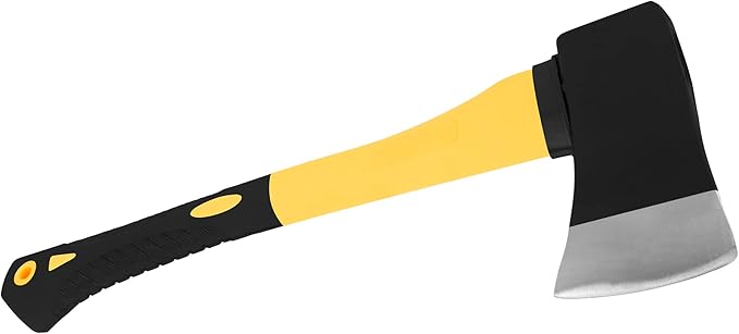 Performance Tool M7112 Axe with Fiberglass Handle, Black / Yellow, 1.25 Pound