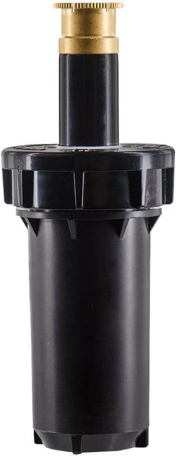 Orbit 80330 Professional Pressure-Regulating Pop-Up Spray Head Sprinkler with Brass Nozzle, 2" Center Spray