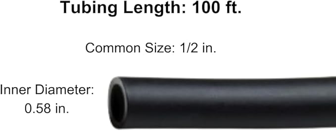 Rain Bird SWGP100 EZ Pipe Flexible Swing Pipe, 100' Roll