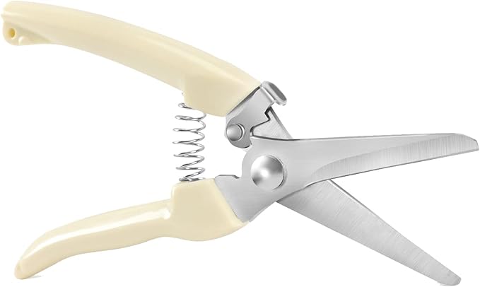 garden scissors, pruning shears for gardening, lightweight plant clippers, for hedge, bonsai, floral, small stem, orchard and vegetable, 1 pack