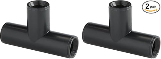 Raindrip 348G00UB Compression Tees, Loose, 5/8-Inch, Black, 1 Count (Pack of 2)