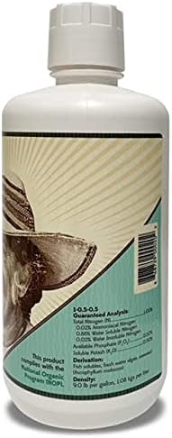 Amigo Bob's Organics 32 Ounce Superfood Organic Fertilizer Concentrate 5-in-1 Soil Amendment - Seaweed Freshwater Algae & Whole Fish for Any Grow Use