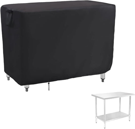 36 Inch Outdoor Prep Table Cover,Waterproof Patio Stainless Steel Table Work Cover,Outdoor Grill Cart Pizza Oven Tables Covers - 36 x 24 x 35 Inch