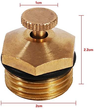 Messing Sprinkler 5Pcs Adjustable Centrifugal Atomizing Nozzle Brass Micro Jet Agricultural Spray Tool for Garden Agricultural Irrigation 1/2" Dn15