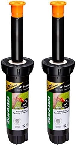 Rain Bird 1804LNPRS Pressure Regulating (PRS) Professional Pop-Up Sprinkler, Body Only No Nozzle, 4" Pop-up Height (Pack of 2)