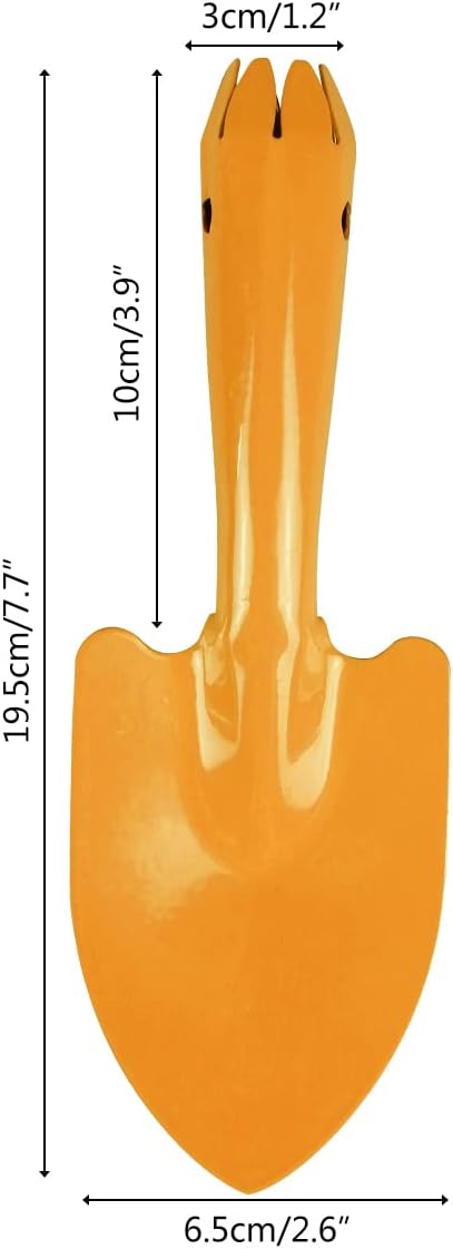 Mini Colorful Trowel Metal Garden Hand Shovels, 10 pcs Garden Tools for Kids Teens Adults Soil Planting Sand Box