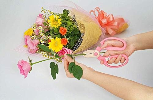 SAKAGEN HAND CREATION Flower Shears Type F-170 Scissors (Pink)