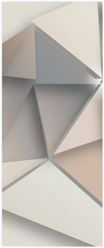 3D Door Stickers Murals - Peel & Stick - 3D Effect - Waterproof - White - Modern - Geometric - Bubble Theme - Wall & Door - Adult - 37.4 x 78.7 Inch