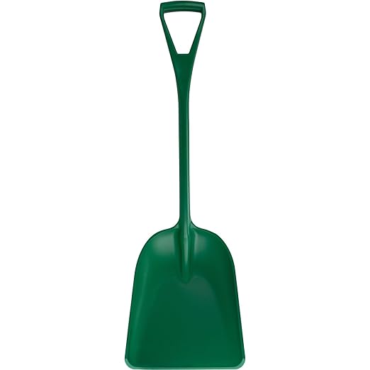SPARTA 41077EC09 Plastic Sanitary Shovel, Food Safe Plastic Shovel For Commerical Kitchens, 14 Inches, Green, (Pack of 3)