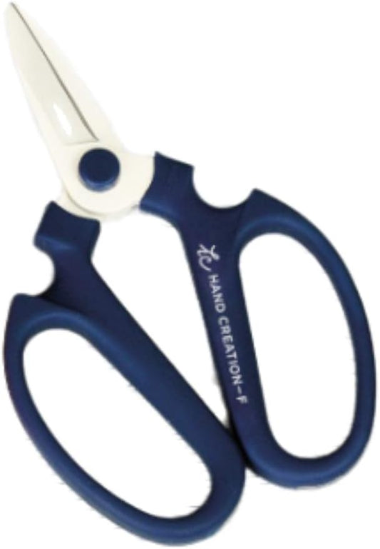 SAKAGEN HAND CREATION Flower Shears Type F-180 Scissors (Blue)