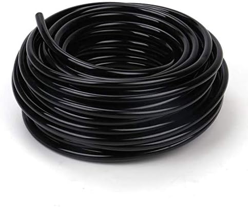 3/8" Irrigation Tubing 50ft, Heavy Duty Blank Distribution Tubing, Watering Drip Automatic Irrigation Equipment Set for Garden Greenhouse,Flower,Patio