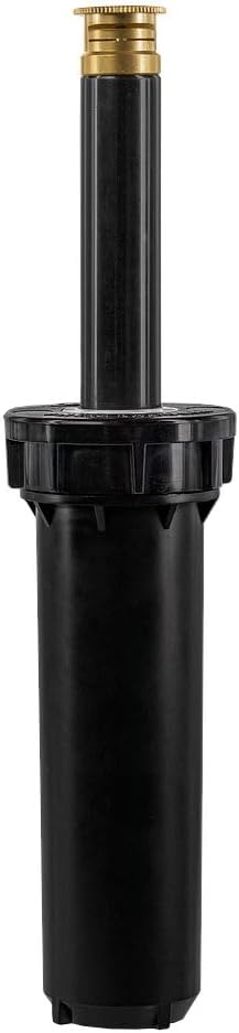 Orbit 80314 Professional Pressure-Regulating Pop-Up Spray Head Sprinkler with Brass Nozzle, 4" Half Spray