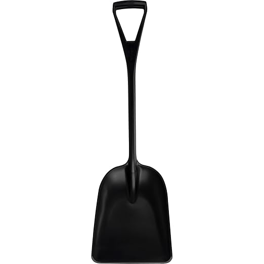 SPARTA 41077EC03 Plastic Sanitary Shovel, Food Safe Plastic Shovel For Commerical Kitchens, 14 Inches, Black, (Pack of 3)