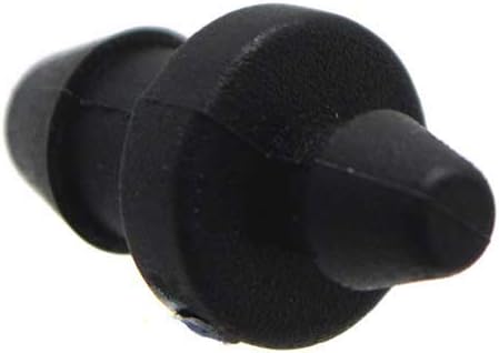lasenersm 100 Pieces Drip Irrigation Tube End Closure Goof Hole Plugs Drip End Plug Fitting for 5 mm/7 mm Tube, Black