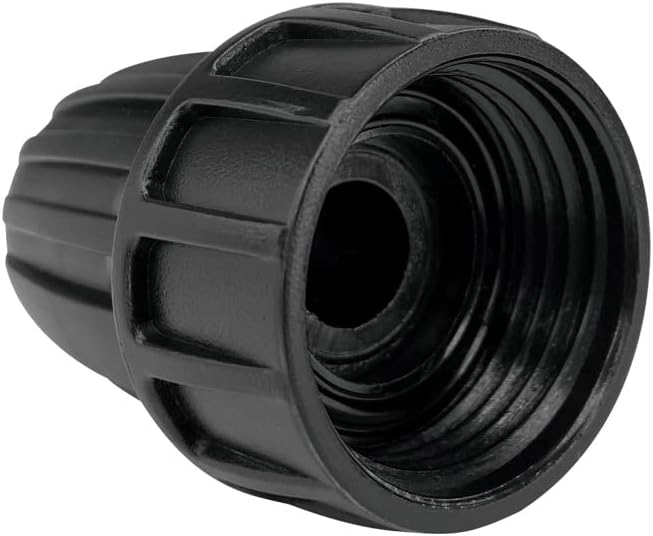 10 Pack 1/2 Inch Drip Irrigation Tubing to Faucet/Garden Hose Adapter, 3/4" GHT to 1/2" Drip Irrigation Fittings, Plastic 3/4 Inch Faucet Connector Garden Hose Adapter