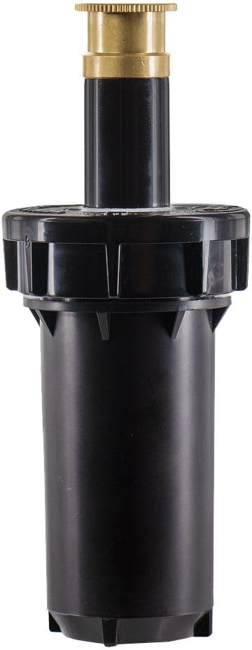 Orbit 80313 Professional Pressure-Regulating Pop-Up Spray Head Sprinkler with Brass Nozzle, 2" Full Spray