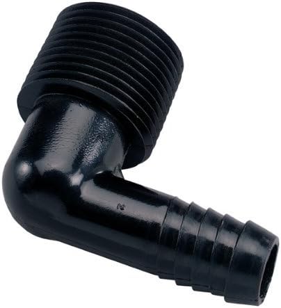 Orbit 3/4" Thread x 1/2" Barb Elbow Funny Flex Pipe Sprinkler Fitting - 5-Pack