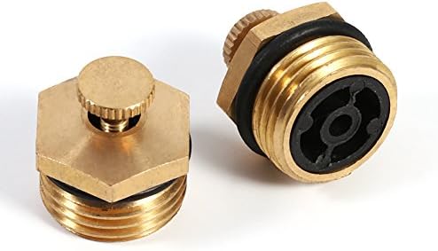 Messing Sprinkler 5Pcs Adjustable Centrifugal Atomizing Nozzle Brass Micro Jet Agricultural Spray Tool for Garden Agricultural Irrigation 1/2" Dn15