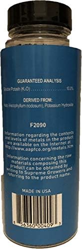 Kelp Blast Concentrate 5oz Bottle Makes 29 Gallons by Supreme Growers Water Soluable Kelp Contains Elements and Vitamins That Enhance Plant Growth and Soil Fertility
