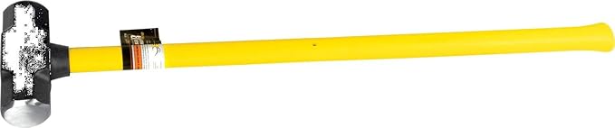 Performance Tool M7103 8-Pound Sledge Hammer With Fiberglass Handle