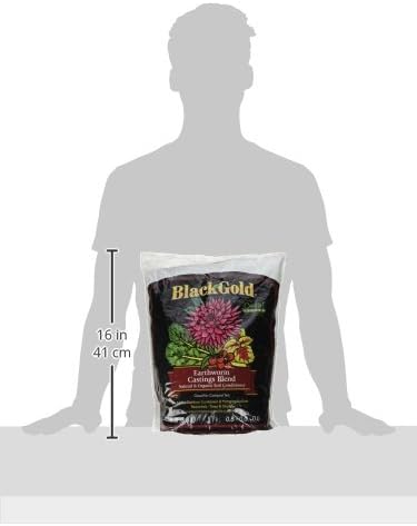 Sun Gro 1490302.Q08P Black Gold Earthworm Castings, Multicolor ,8 quart