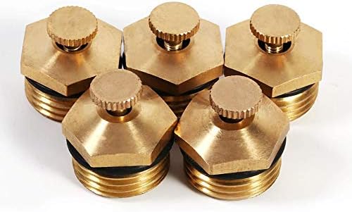 Adjustable 1/2inch Brass Centrifugal Water Atomizing Spray Nozzle Mist Sprinkler Micro Jet Agricultural Sprayer for Lawn Garden Irrigation