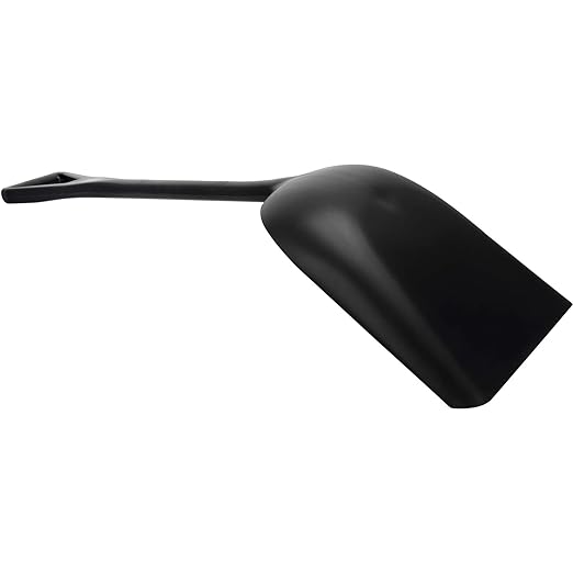 SPARTA 41077EC03 Plastic Sanitary Shovel, Food Safe Plastic Shovel For Commerical Kitchens, 14 Inches, Black, (Pack of 3)