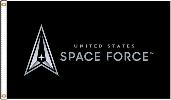FlagSource Official U.S. Space Force Nylon Military Flag, Made in USA, 2x3'