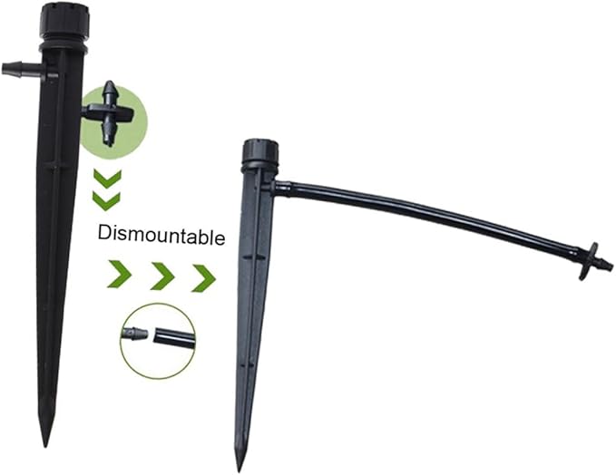 Milisten 50pcs Drip Emitter Water Saving Kit Irrigation Sprinkler Dripper Adjustable Dripper Water Dripper Irrigation Sprinkler Emitters Drip Irrigation Line Launcher Plant