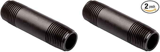 Rain Bird RISER3 PVC Spray Head Riser, 1/2" Male Pipe Thread x 1/2" Male Pipe Thread, 3" Length (Pack of 2)
