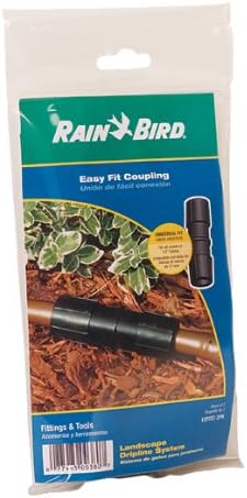 Rain Bird Landscape Dripline System Easy Fit Coupling - 2 Pack EZFITC-2PK