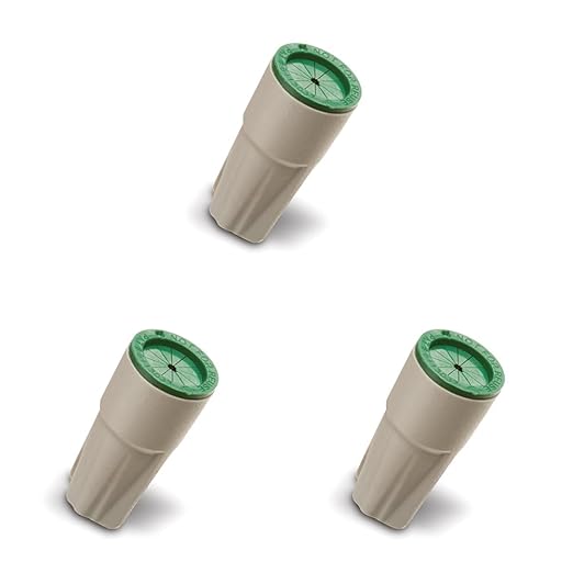 Rain Bird WPCONN10 Waterproof Grease Cap Wire Connectors, 30-Pack, Black/Green