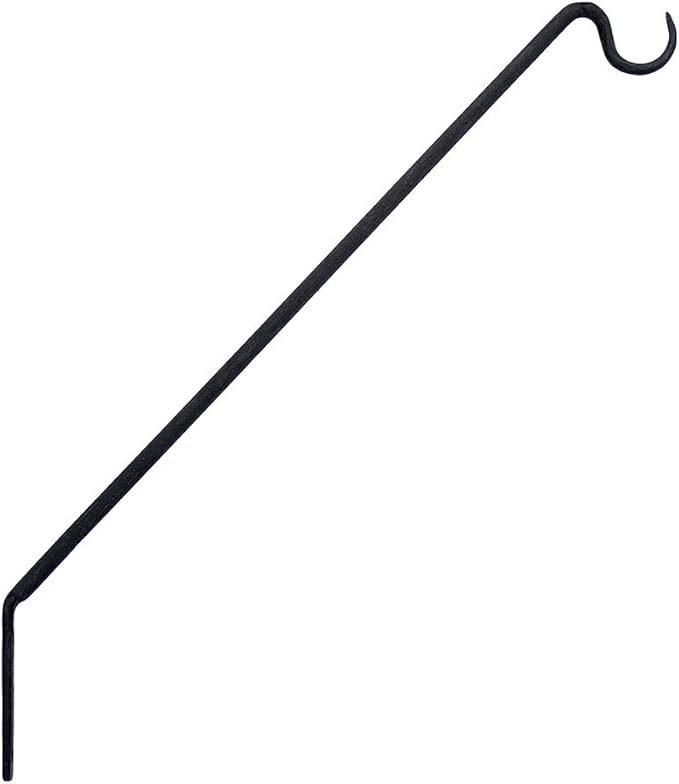 Achla Designs Wall Mount Bracket Shepherd's Pole, Angled (BGP-09)