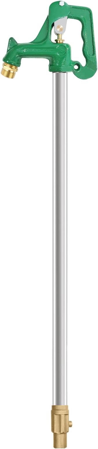 Yard Hydrant Frost Proof Outdoor Faucet Frost Free Freeze Proof Faucet for Yard Garden Farm Pasture Irrigation, Water Hydrant 3/4" Pipe Connection, 6.25ft Total Length 4' Bury