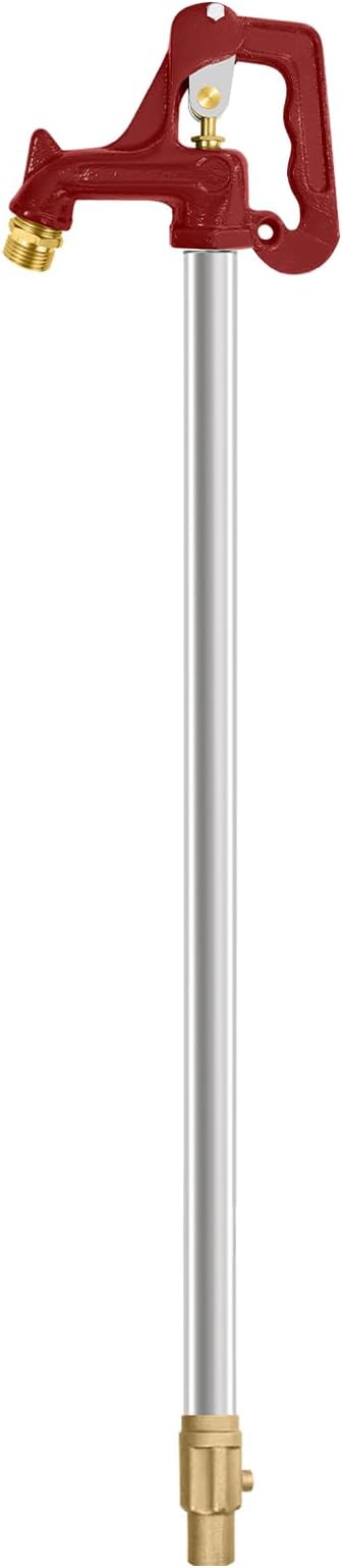 Yard Hydrant Frost Proof Outdoor Faucet Frost Free Freeze Proof Faucet for Yard Garden Farm Pasture Irrigation, Water Hydrant 3/4" Pipe Connection, 6.25ft Total Length 4' Bury