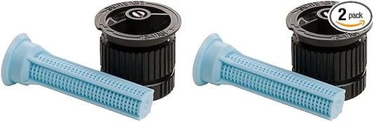 Rain Bird 15AP Adjustable Pattern Spray Nozzle, Adjustable 0° - 360° Pattern, 8' - 15' Spray Distance, Black (Pack of 2)