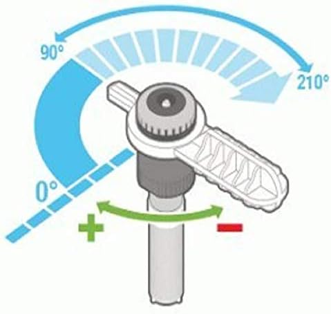 2 Pack Hunter MP Rotator Adjustment Tool MPTOOL, Orange Sprinkler Adjustment Tool, Hunter MPTool Sprinkler Tool Pack of 2 Adjustment Wrench for all MP Rotator Nozzles with Included LED Keychain Light