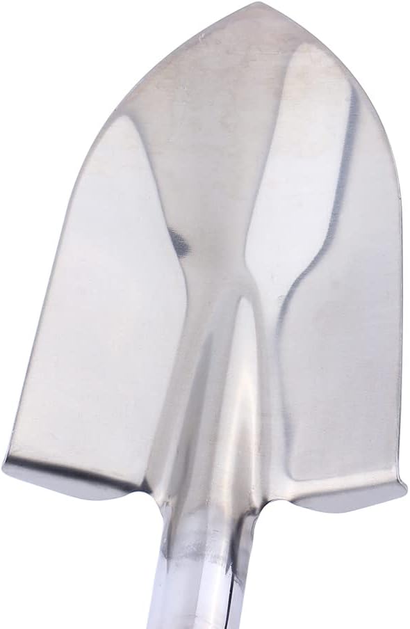 LUBAN Stainless Steel Garden Shovel Hand Tool Digging Weeding Seeding Turning Soil 23.6-Inch 60CM